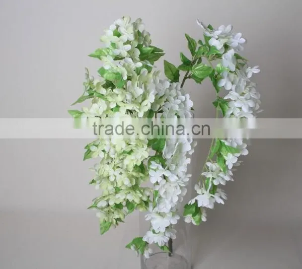 Cheap Fabric Wisteria Artificial Decorative Wisteria Flowers for Wholesale photo-4
