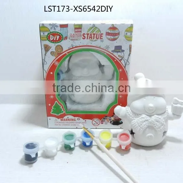 Ceramic Diy Paint Statue for Christmas Gift photo-6