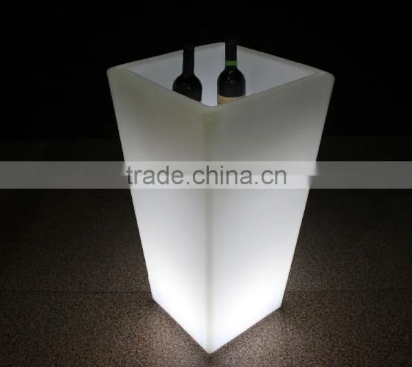 Led Lighted Flower Pots Plastic Flower Vase Home Decoration Pots photo-4