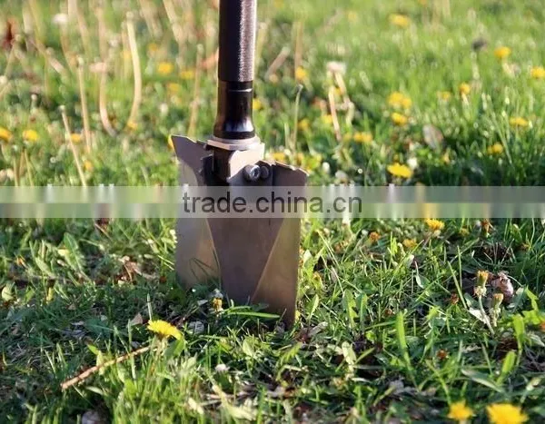 New Design Outdoor Multifunction Bushcraft Shovel Knife Hoe Hammer and Flashlight photo-5