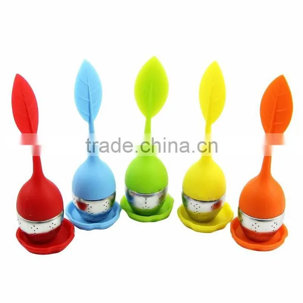 The Wholesale Silicone Tea Strainer Herbal Spice Infuser Bag Filter Diffuser Kitchen photo-6
