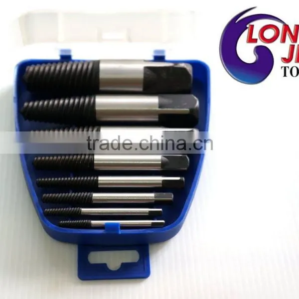 8 Pcs Screw Extractor Drill Bit Set for Repair Tools photo-3