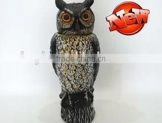 Cute Smart Garden Owl With Plastic Bobbling Head Activated Moving by Wind Action photo-4