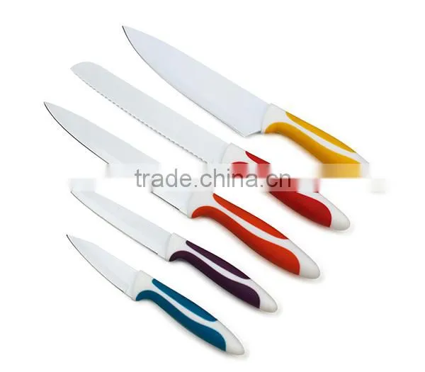 Best Kitchen Knife Set 5pcs Non-Stick Coating Knife Set photo-2