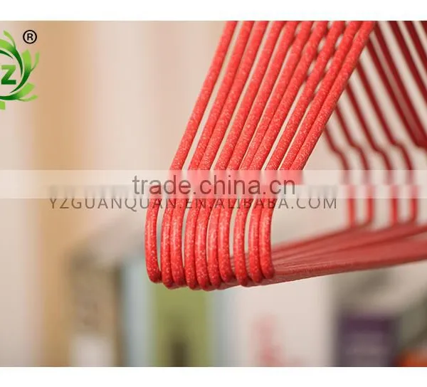 A360 2017 High Quality Clothes Hanger/metal Pvc Coated Laundry Hangerr/Metal PVC Hanger With Curved Shape photo-6