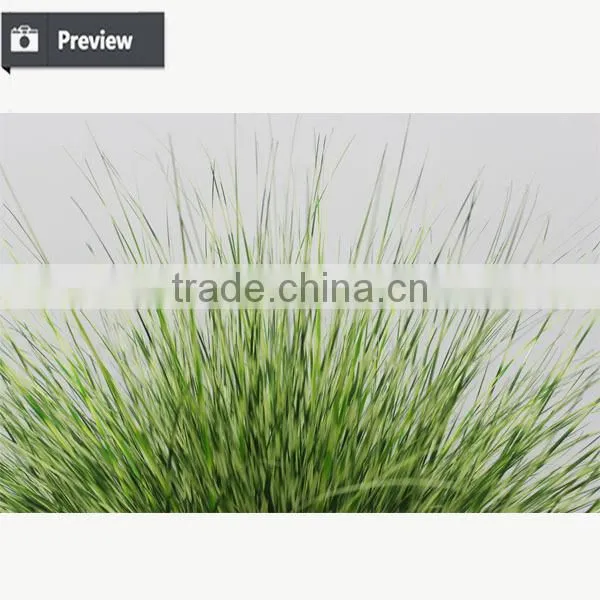 Artificial Potted Grass Synthetic Onion Grass in Pot Weed Grass Pots Plant photo-3