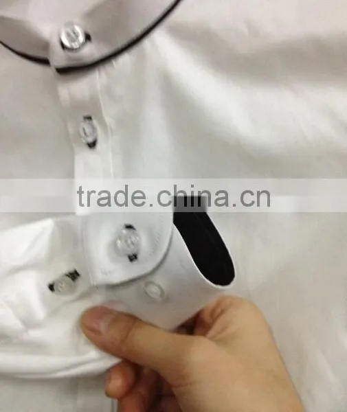 Custom Boys Dress Shirts Wholesale Banded Collar White Dress Shirts photo-3