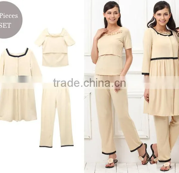 3 pieces set of women pajamas