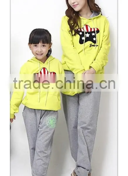 2015 Parentage Clothes Cute Kid Shirt and Pant, Couple Hoodie Jacket and Pant photo-3