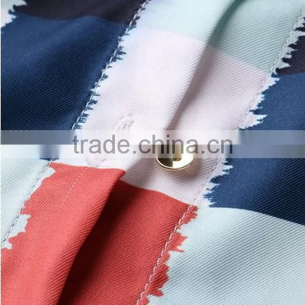 New Ladies' Fashion Long Sleeves Allover Print High Quality and Direct Manufacture Ladies Basic Blouse photo-6