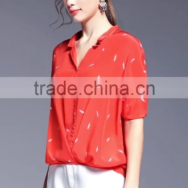Custom Short Leeve Loose New Fashion Pattern Shirts Lowest Price photo-4