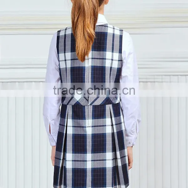 Hot Sale Classic Plaid School Uniform Dress For Girls photo-4