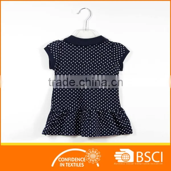 Full Heart Printing Baby Girl Party Dress Children Frocks Designs photo-2