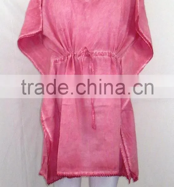 LADIES BEACHWEAR SANDWASH KAFTANS BEACH WEAR BREATHABLE ALL COLORS photo-6