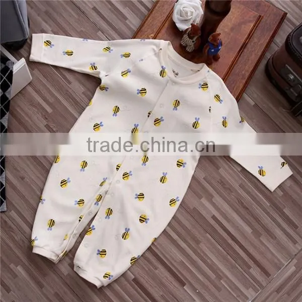 Baby Printed Bodysuits Wholesale Printed Bees Bodysuits photo-2