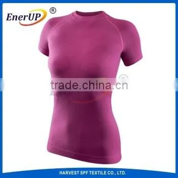 Merino Wool Women Short Sleeve Thermal Inner Wear photo-3