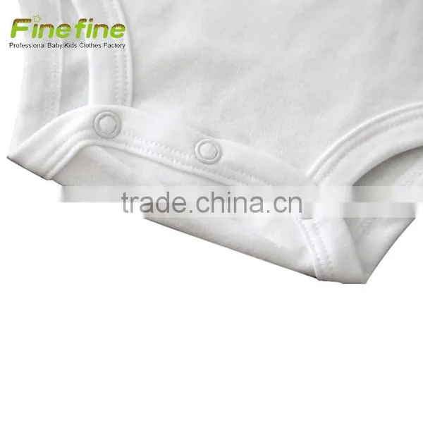 Organic Cotton Fabric Newborn Baby Clothes Summer Baby Romper photo-4