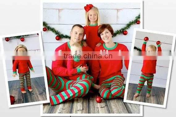 Wholesale Christmas Pajamas Long Sleeve Round Neck 100% Cotton Casual Family Matching Christmas Pajamas photo-2