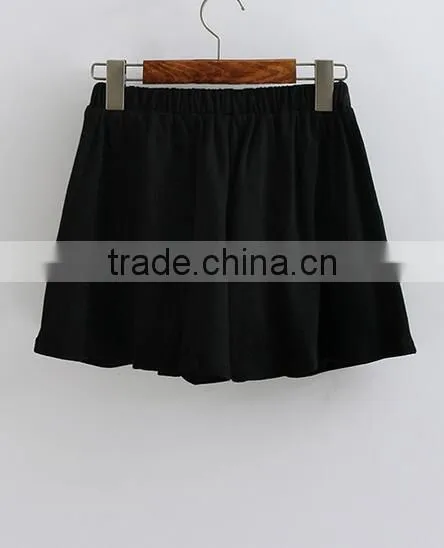 EY0611P Women High Waist Fashion Casual Shorts 2017 photo-5