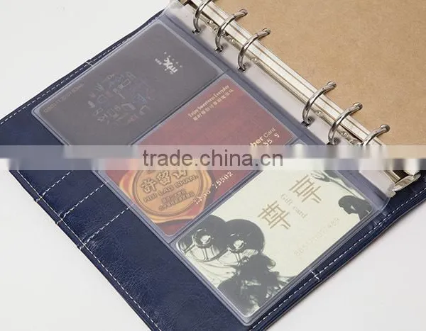 PVC Storage Bag A5 Size Bag for Planner Customizable Zipper Bag/insert Pocket/card Holder Transparent Elastic Bag photo-2