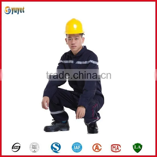 100 Cotton Durable Safety Protectional Flame Retardant Set Workwear photo-2