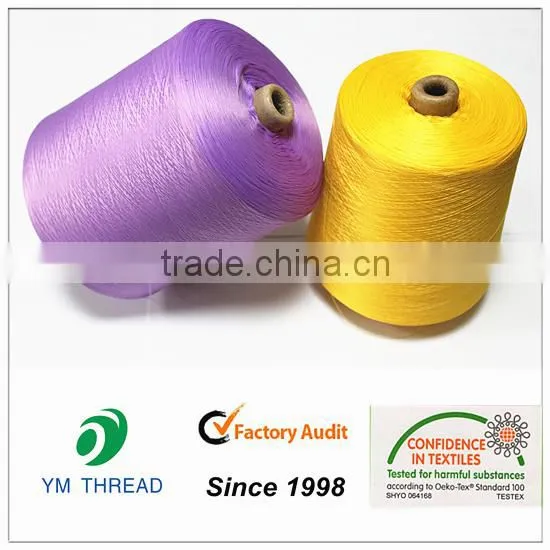 Factory Direct Sale Dyed Shoelaces Yarn 150d/48/2 Polyester Yarn photo-3