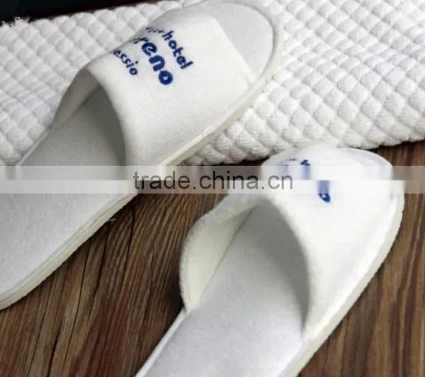 Direct Factory Wholesale Bedroom Slippers High Quality Cotton Terry Towel photo-2