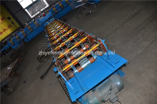 High Speed Manual Ridge Cap Roll Forming Machine photo-3