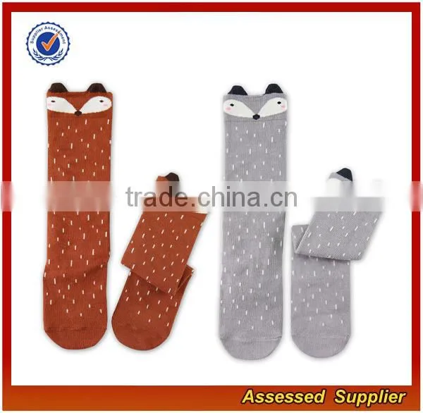 Wholesale Custom Girl and Boy Cotton Colorful Animal Cartoon Tube Socks for Baby Knee High Socks JH58 photo-4