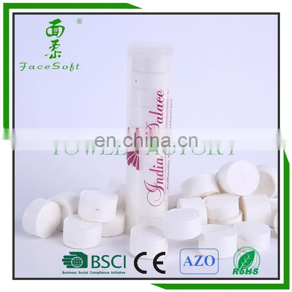 Eco-friendly Mini Magic Compressed Facial Tablet Tissue for Face Cleaning photo-3