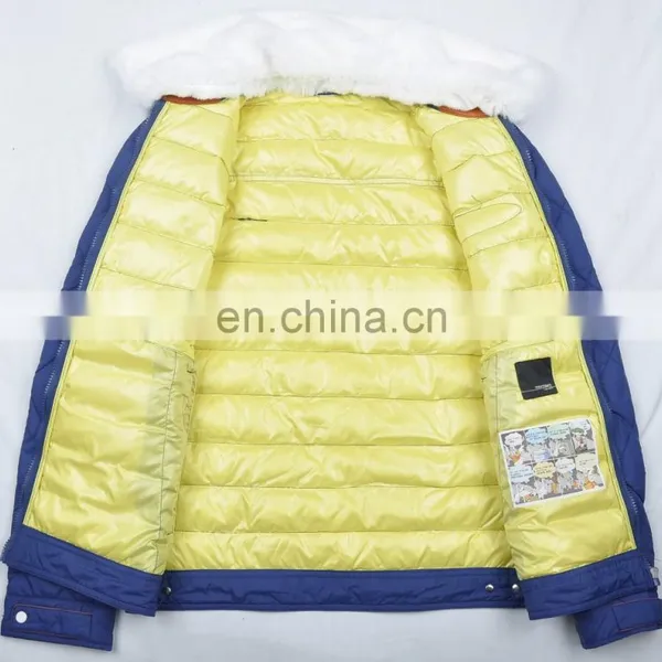 Lastest Fashion Winter Fur Collar Thick Padded Stylish Men Down Jacket photo-2