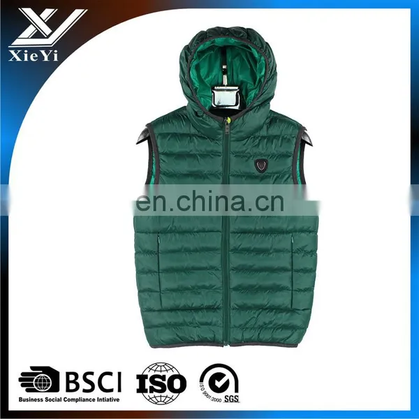 Men Vest Interactive Bodywarmer Double Wear Waistcoat