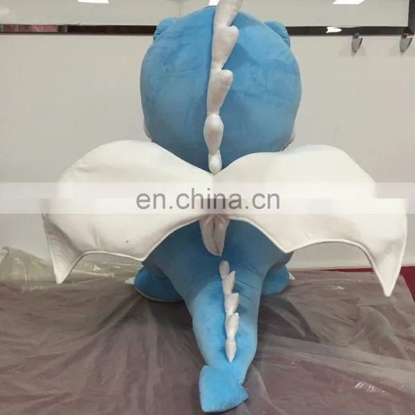 HI EN71 Standard Wholesale Customized Blue Giant Dinosaur Plush Toys photo-5