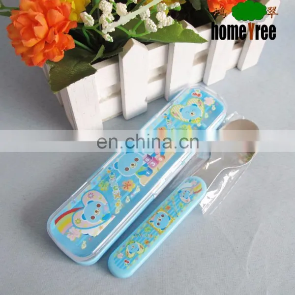 Kid Stainless Steel Spoon Box/Kitchen Utensil Plastic/Table Spoon photo-3