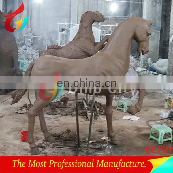 Lifesize Resin Horse Statue for Garden Decoration photo-6