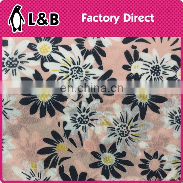 Fabric Polyester Wholesale Dress Georgette Digital Tropical Print Fabric photo-2