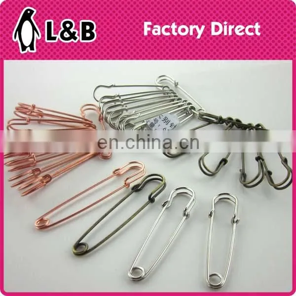 Brooch Accessory Decoration Jewelry Pin Metal Extra Large Safety Pin photo-5