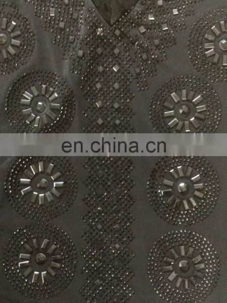 Women's Black Lycra(Stretchable) Diamond Stone Work Islamic Burqa / Casual Daily Wear Islamic Burkha For Women photo-3
