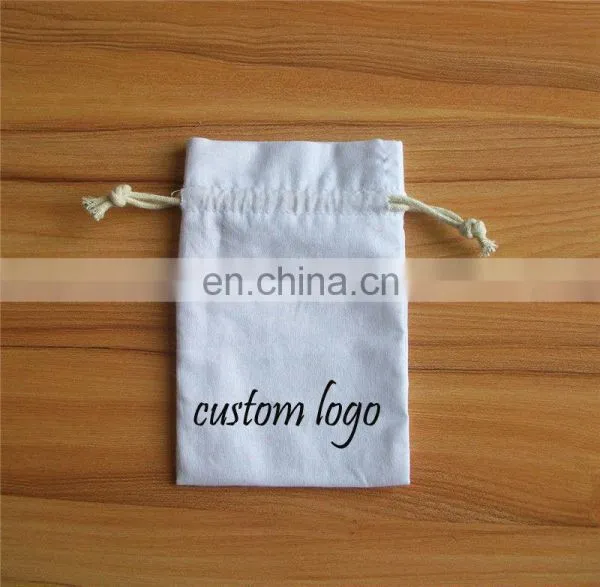 Cotton Muslin Bag With Drawstring and Logo Printing photo-4