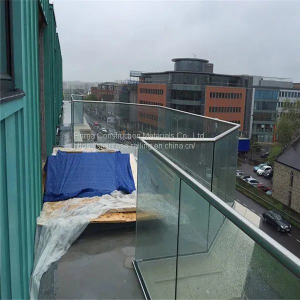 Aluminium U Channel Glass Railing Stainless Steel Handrails Design photo-3