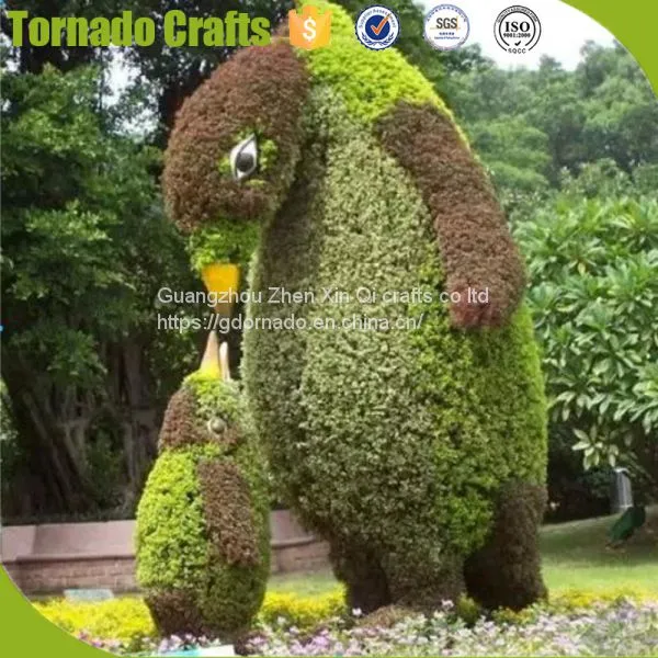 Fake Artificial Animal Topiary, Deco Grass Cutter Animal, Ornamental Artificial Lawn Animals