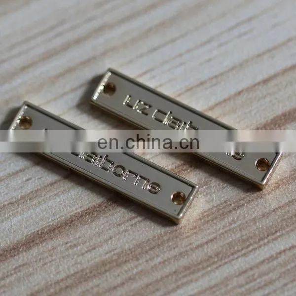 Fashion Durable Metal Garment Label Customized Handbag Metal Logo for Sale photo-5