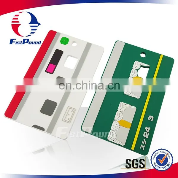 Promotional Simple Custom PVC Luggage Card Tag