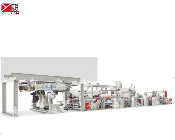 Yilian Brand Automatic High Speed WSFM1100-2000 Milk Packing Extrusion Lamination Machine Auto Splicer