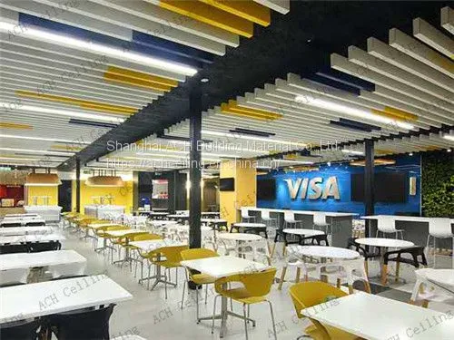 Acoustical Ceiling Suspension Systems Sound Absorbing Ceiling Baffle Boards Of Office, Meeting Room, Cinema, Gymnasium, School, Etc photo-2