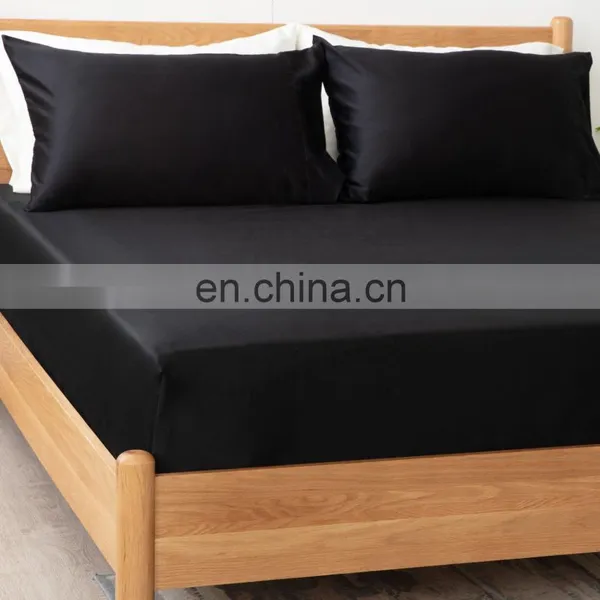 Amazon Hot Sale Soft 100% Microfiber Solid Color Bedding Sheet Set For Hotel photo-4