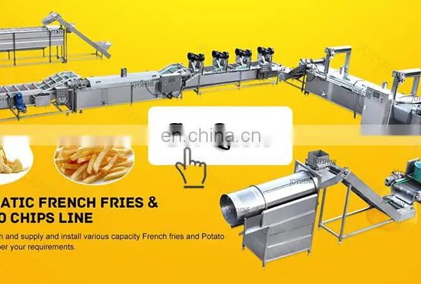 50kg One Hour Small Scale Industry in India Potato Fries French Fried Potatoes Production Line photo-3