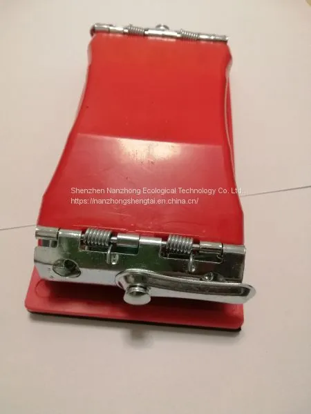 Sandpaper Holder Red High Quality Sandpaper Holder Red Hand Push Board photo-5