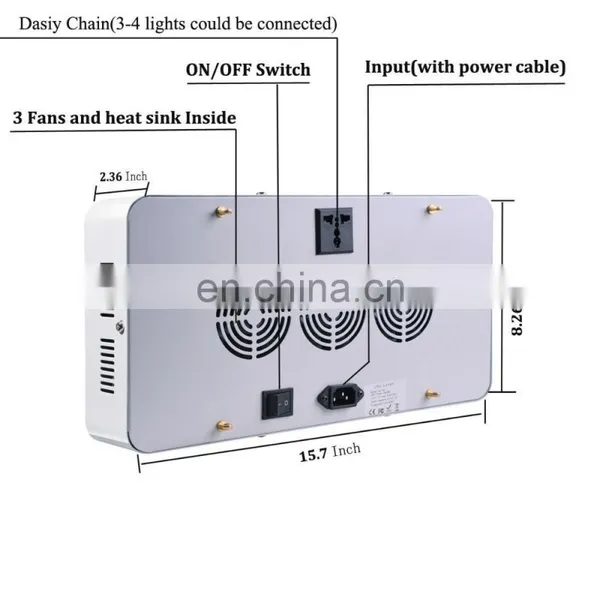 New Product X6 AC110V 220V 1800W VEG Bloom Full Spectrum Led COB Plant Flower Grow Light photo-2