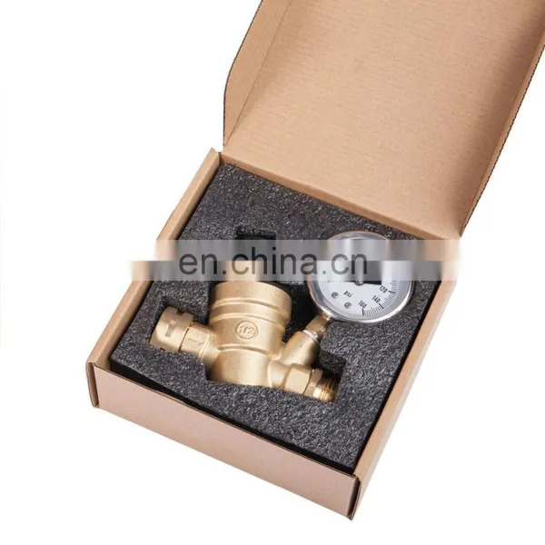 Lead Free Water Reducer for RV Adjustable Brass Water Pressure Regulator Valve photo-5